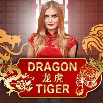 Official Live Dealer logo: Dragon Tiger by Evolution at Carousel Casino