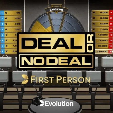 Table Games logo of First Person Deal or No Deal from Evolution at Carousel Casino