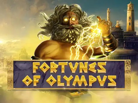 Fortunes of Olympus slot logo by Pragmatic Play at Carousel Casino