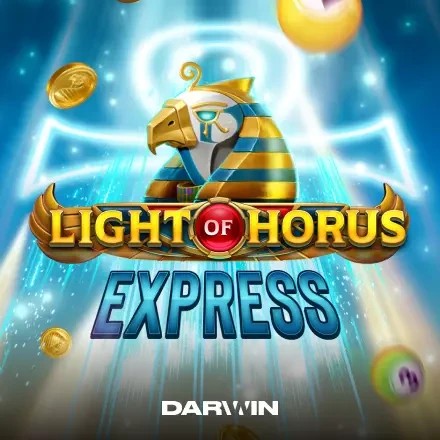 Light of Horus Express slot icon by Darwin Gaming, available at Carousel Casino