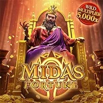 Midas Fortune slot logo by PG Soft at Carousel Casino