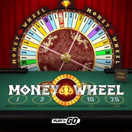 Money Wheel online game logo by Play&#039;n GO on casinocarousel.be