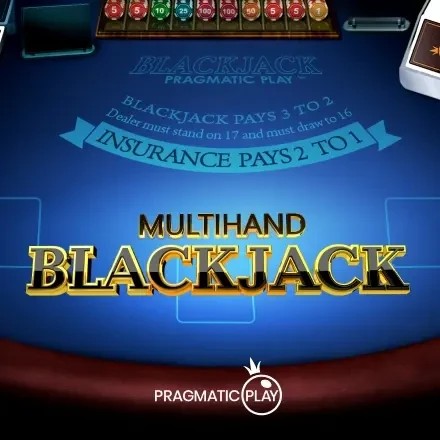 Multihand Blackjack slot logo by Pragmatic Play at Carousel Casino