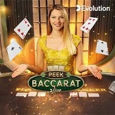 Peek Baccarat casino game by Evolution – featured logo at Carousel Casino