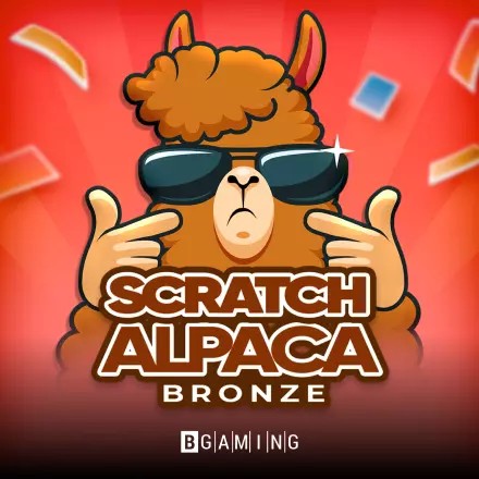 Try Scratch Alpaca Bronze slot by BGAMING on casinocarousel.be – logo image