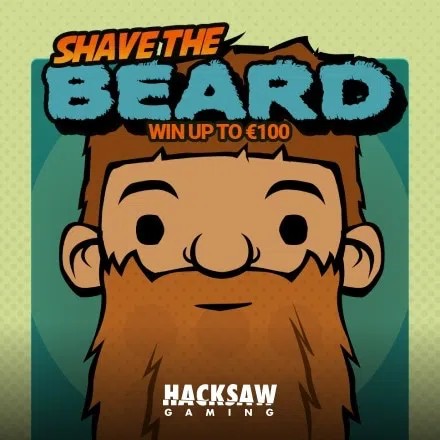 Shave the Beard by Hacksaw Gaming, showcased at casinocarousel.be – game logo