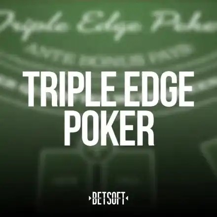 Try Triple Edge Poker slot by Betsoft Gaming on casinocarousel.be – logo image