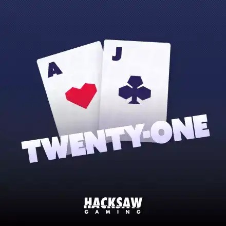 Twenty-One slot icon by Hacksaw Gaming, available at Carousel Casino